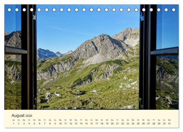 Produktbild: Wandergl&uuml;ck im Allg&auml;u (Tischkalender 2026 DIN A5 quer), CALVENDO Monatskalender