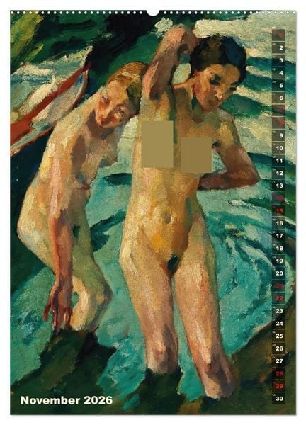Produktbild: Leo Putz - Die Kunst der Sinnlichkeit (Wandkalender 2026 DIN A2 hoch), CALVENDO Monatskalender
