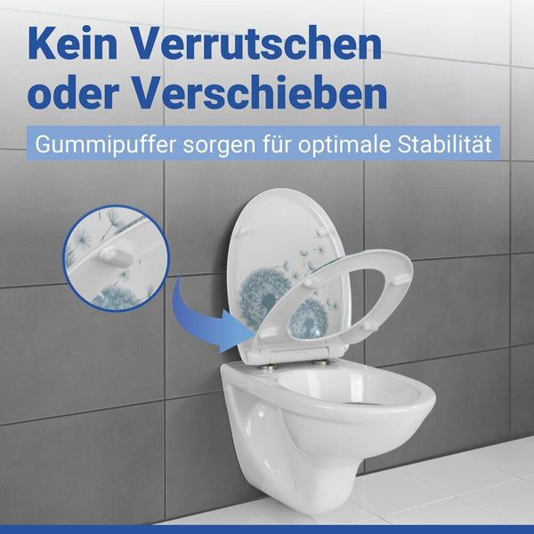 Produktbild: WC Sitz Mod. Astera, Toilettendeckel mit Motiv und Absenkautomatik