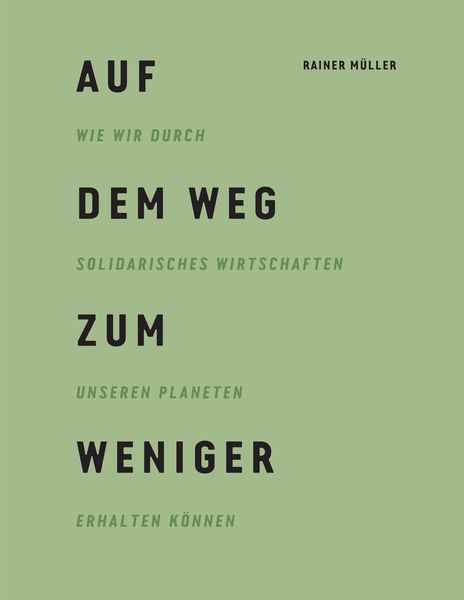 Produktbild: Auf dem Weg zum Weniger