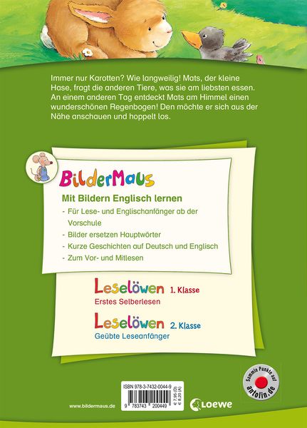 Produktbild: Bildermaus - Mit Bildern Englisch lernen - Geschichten vom kleinen Hasen - Little Rabbit Stories