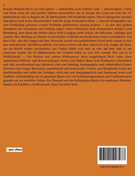 Produktbild: Das Leben Tolstois