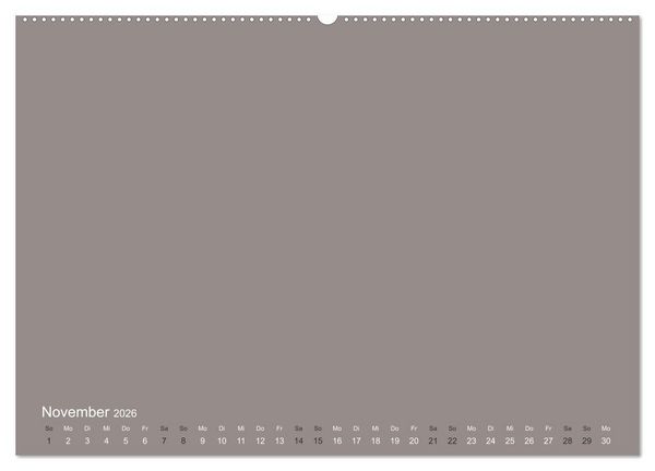 Produktbild: DIY Bastel-Kalender -Erdige Pastell Farben- Zum Selbstgestalten (Wandkalender 2026 DIN A2 quer), CALVENDO Monatskalender
