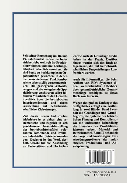 Produktbild: Industriebetriebslehre