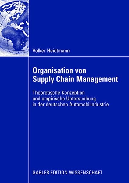 Produktbild: Organisation von Supply Chain Management