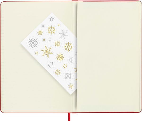Produktbild: Moleskine Holiday Notizbuch, L/A5, Liniert, fester Einband, Scharlachrot