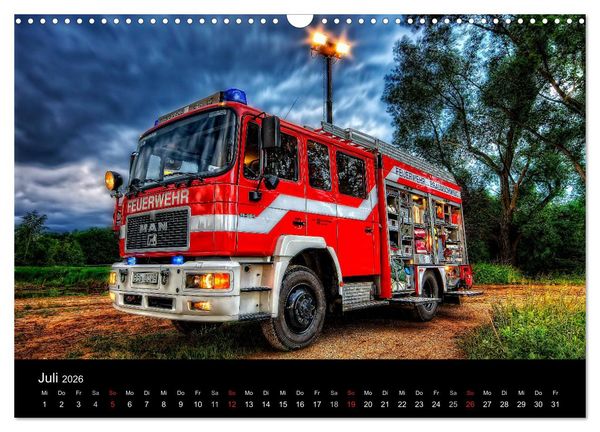 Produktbild: Einsatzfahrzeuge (Wandkalender 2026 DIN A3 quer), CALVENDO Monatskalender