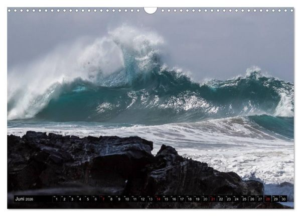 Produktbild: Hawai'i Wellen (Wandkalender 2026 DIN A3 quer), CALVENDO Monatskalender