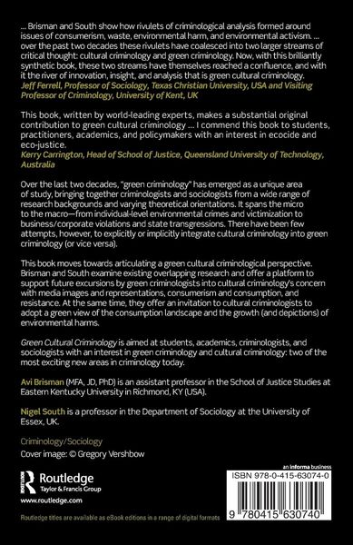 Produktbild: Green Cultural Criminology