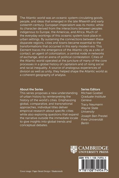 Produktbild: Early Modern Atlantic Cities