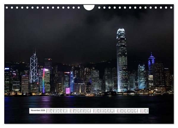 Produktbild: Hong Kong 2026 (Wandkalender 2026 DIN A4 quer), CALVENDO Monatskalender