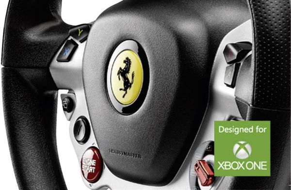 Produktbild: THRUSTMASTER TX Racing Wheel Ferrari 458 Italia Edition f&uuml;r XBox One und PC