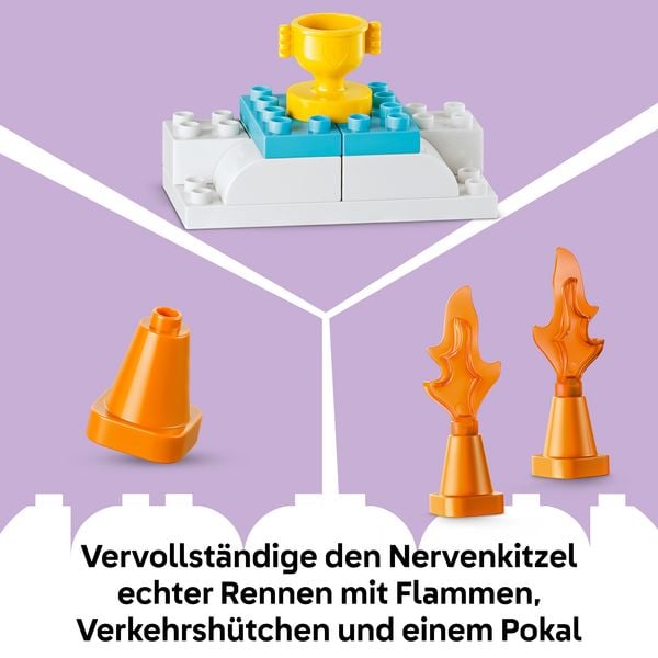 Produktbild: LEGO DUPLO Town 10478 Kreative Sprungschanzen mit kleinen Flitzern 3-in-1-Set, Lernspielzeug