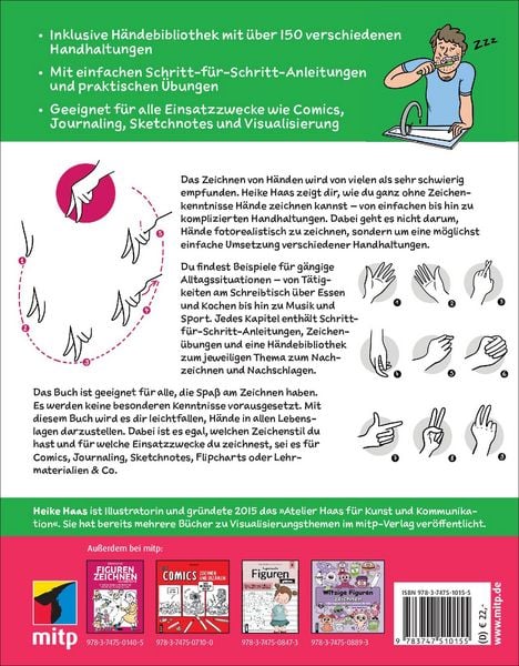 Produktbild: 100 H&auml;nde zeichnen leicht gemacht