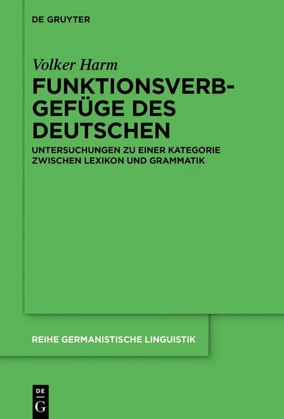Produktbild: Funktionsverbgef&uuml;ge des Deutschen