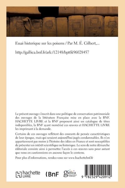 Produktbild: Essai Historique Sur Les Poisons