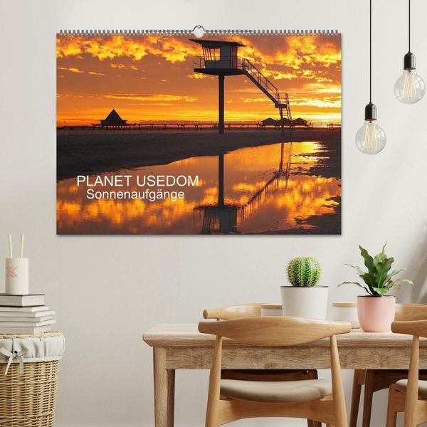 Produktbild: PLANET USEDOM Sonnenaufg&auml;nge (Wandkalender 2026 DIN A2 quer), CALVENDO Monatskalender
