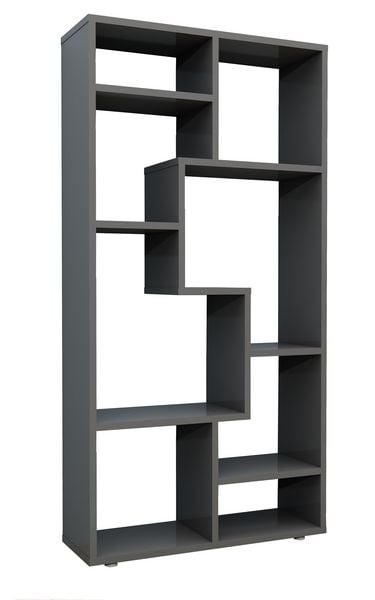 Produktbild: Holz Stand Regal Raumteiler B&uuml;cherregal Lanisa M
