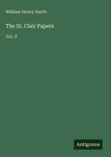 Produktbild: The St. Clair Papers