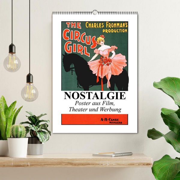 Produktbild: NOSTALGIE Poster aus Film, Theater und Werbung (Wandkalender 2026 DIN A2 hoch), CALVENDO Monatskalender