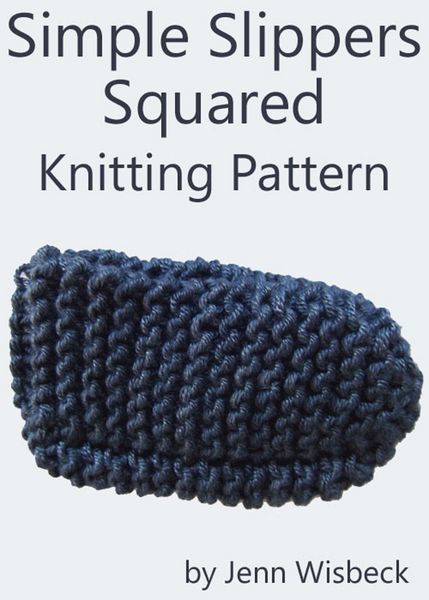 Produktbild: Simple Slippers Squared Knitting Pattern