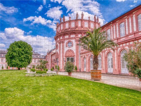 Produktbild: CALVENDO Puzzle Schloss Biebrich | 1000 Teile Lege-Gr&ouml;&szlig;e 64x48cm Foto-Puzzle f&uuml;r gl&uuml;ckliche Stunden