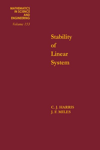 Produktbild: Stability of Linear Systems: Some Aspects of Kinematic Similarity