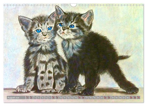 Produktbild: Beautiful cat portraits (Wall Calendar 2026 DIN A3 landscape), CALVENDO 12 Month Wall Calendar