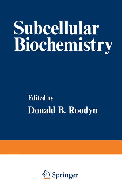 Produktbild: Subcellular Biochemistry