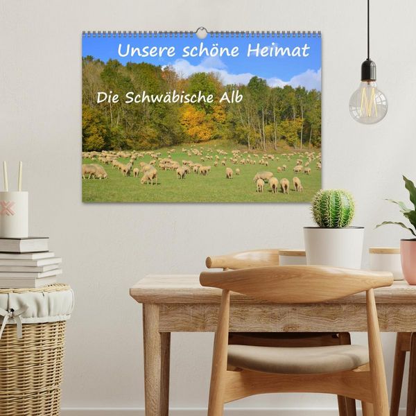 Produktbild: Unsere sch&ouml;ne Heimat - Die Schw&auml;bische Alb (Wandkalender 2026 DIN A3 quer), CALVENDO Monatskalender