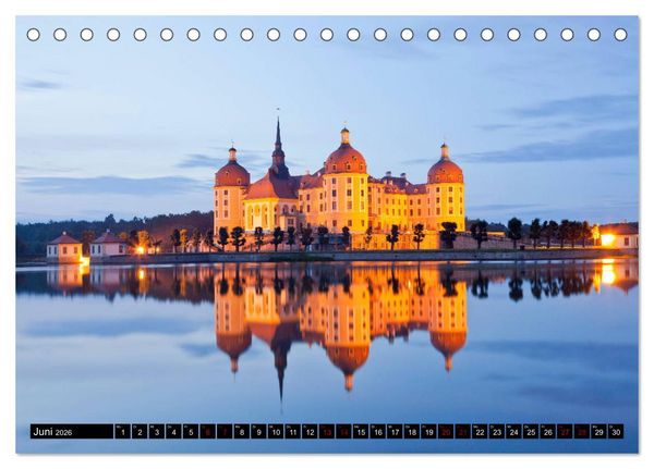 Produktbild: Ostdeutschand - die neuen Bundesl&auml;nder (Tischkalender 2026 DIN A5 quer), CALVENDO Monatskalender