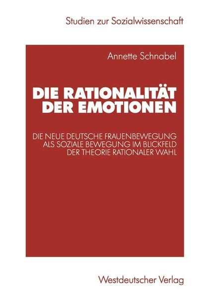 Produktbild: Die Rationalit&auml;t der Emotionen