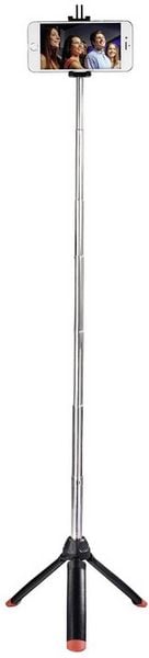 Produktbild: Hama Multi \"4in1\" Tischstativ 1/4 Zoll Arbeitsh&ouml;he=20 - 90 cm Schwarz inkl. Smartphonehalter