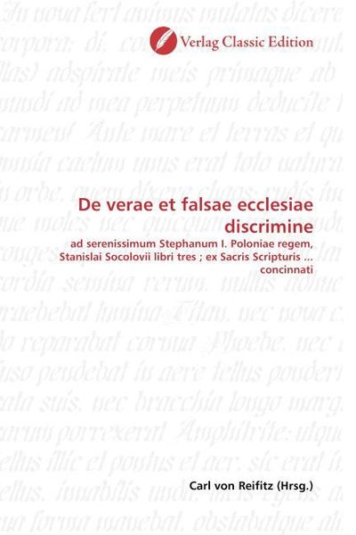 Produktbild: De verae et falsae ecclesiae discrimine