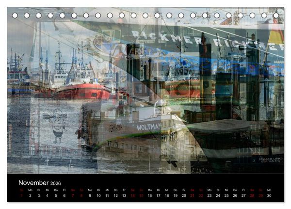 Produktbild: Hamburg-Art (Tischkalender 2026 DIN A5 quer), CALVENDO Monatskalender