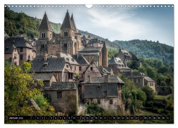 Produktbild: Unterwegs im D&eacute;partement Aveyron (Wandkalender 2026 DIN A3 quer), CALVENDO Monatskalender