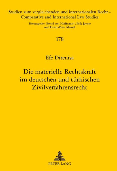 Produktbild: Die materielle Rechtskraft im deutschen und tuerkischen Zivilverfahrensrecht
