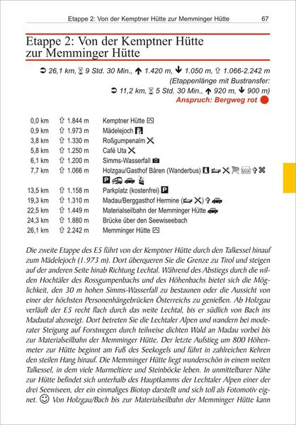 Produktbild: E5 Oberstdorf - Meran/Bozen
