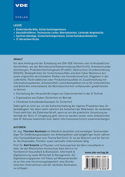 Produktbild: Cybersicherheit und die Elektrofachkraft