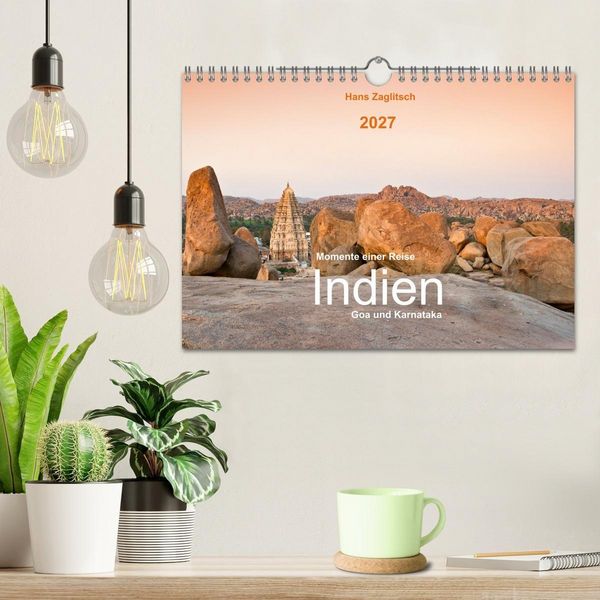 Produktbild: Momente einer Reise - Goa und Karnataka (Wandkalender 2027 DIN A4 quer), CALVENDO Monatskalender
