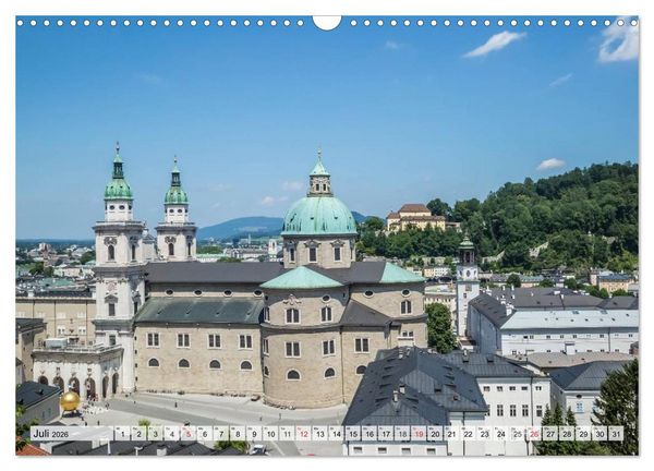 Produktbild: Charmantes Stadtherz SALZBURG (Wandkalender 2026 DIN A3 quer), CALVENDO Monatskalender