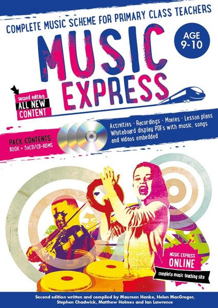 Produktbild: Music Express: Age 9-10 (Book + 3cds + DVD-Rom)