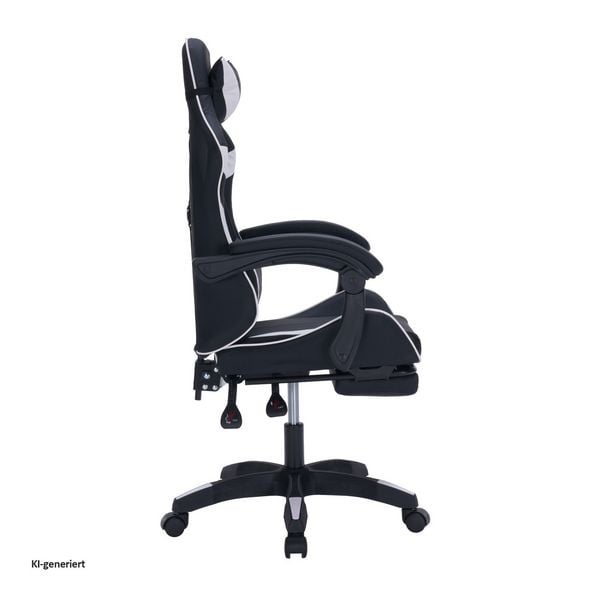 Produktbild: HTI-Living Gaming Stuhl Krit Eco Schwarz-Wei&szlig; Gaming Stuhl Krit Eco Schwarz-Wei&szlig;