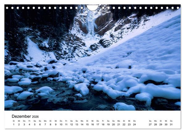 Produktbild: Wasserfallwelt Schweiz (Wandkalender 2026 DIN A4 quer), CALVENDO Monatskalender
