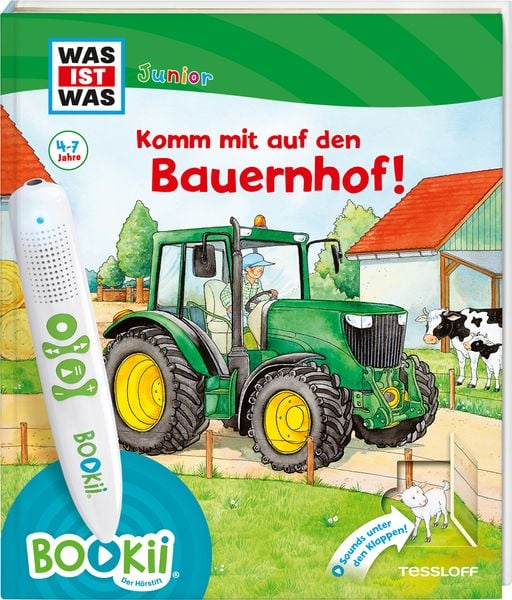 BOOKii WAS IST WAS Junior Komm mit auf den Bauernhof!, Gebundene Ausgabe von Christina Braun,Claudia Kaiser,Martin Lickleder, Tessloff Verlag Ragnar