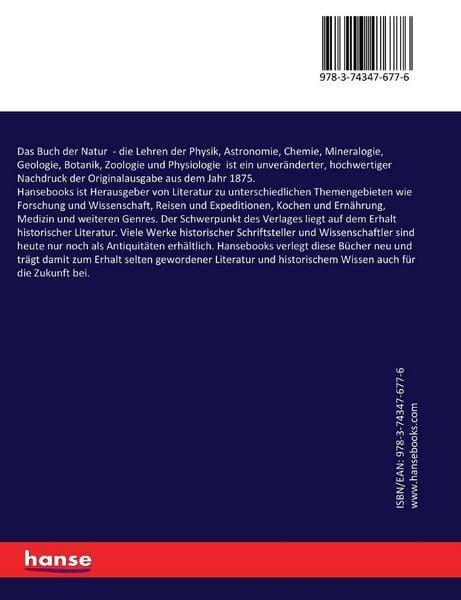 Produktbild: Das Buch der Natur