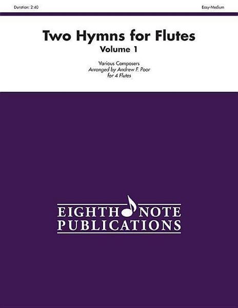 Produktbild: Two Hymns for Flutes, Vol 1