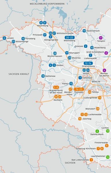 Produktbild: Die sch&ouml;nsten Museen in Brandenburg