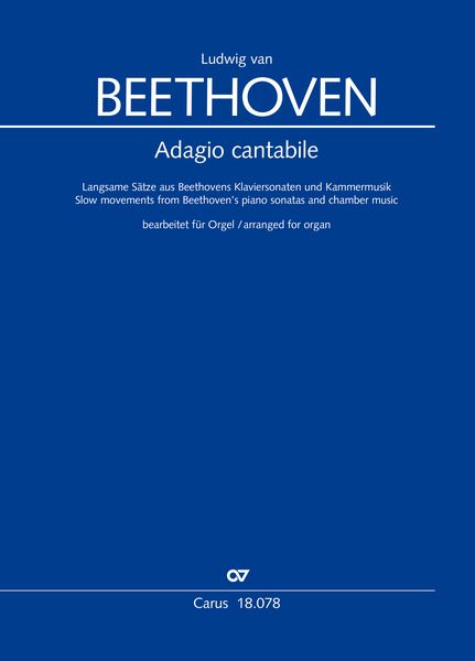 Produktbild: Adagio. Langsame S&auml;tze f&uuml;r Orgel