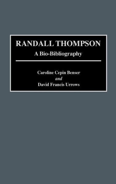Produktbild: Randall Thompson